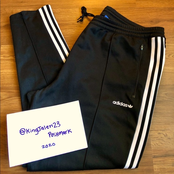adidas beckenbauer track pants black
